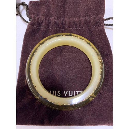 Louis Vuitton Inclusion Bangle Bracelet Beige Clear Monogram Flower used - Picture 4 of 4
