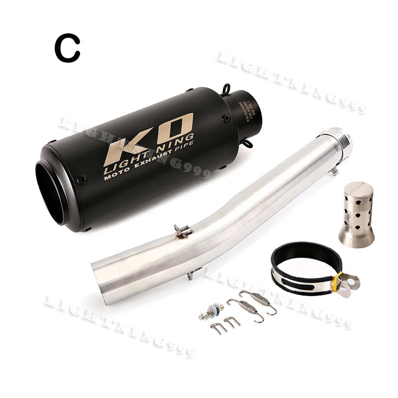 For Suzuki GSXR1000 2005 2006 Exhaust Pipe Mufflers Baffles Slip on System 51mm - Image 4 of 4