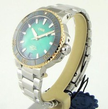 New 2026 Oris Aquis Date Green Dial Gold 41mm 01 400 7769 6357-07 8 22 09PEB 3