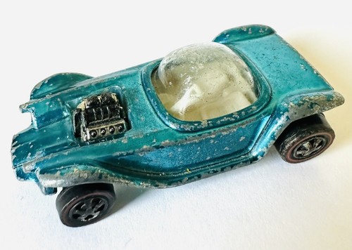 Hot Wheels Redline 1968 Beatnik Bandit US Aqua White Interior Original Casting - Picture 2 of 5