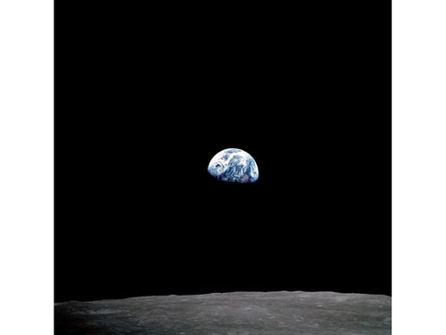 Earthrise - Apollo 8 - Poster auf Fotopapier - 24 Zoll x 24 Zoll - Bild 2 von 2