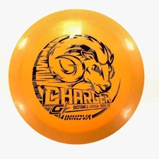 NEW DISC GOLF INNOVA GSTAR CHARGER DISTANCE DRIVER 163g ORANGE W/ STRIPED FOIL