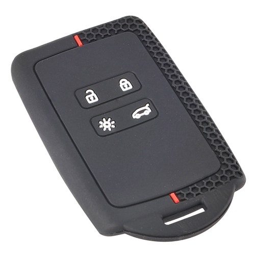 4 Button Silicone Car Key Case Bag Cover For Renault Captur Clio Megane Koleos - Imagen 5 de 9