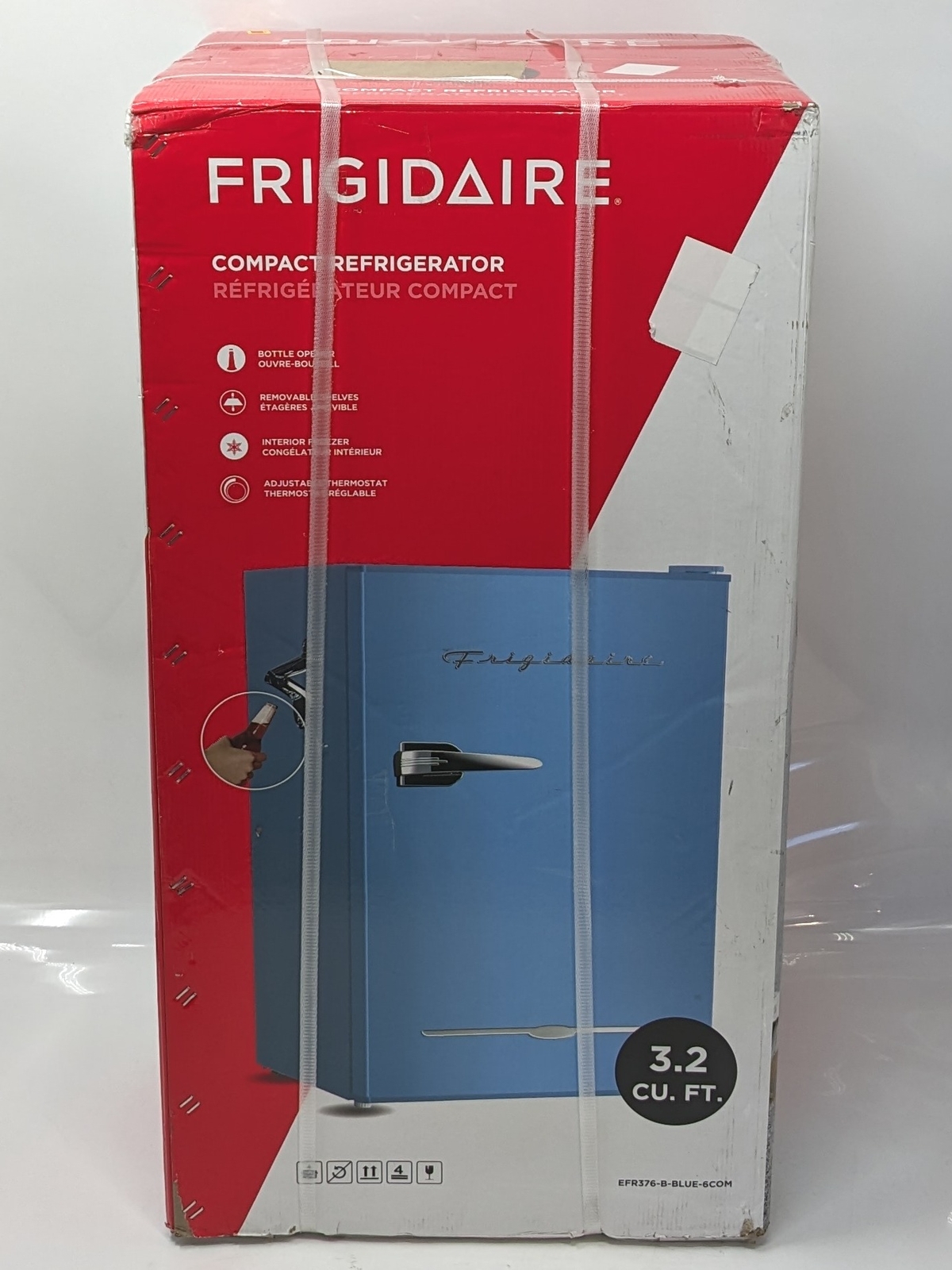 Frigidaire Retro 3.2 Cu. Ft. Mini Fridge Blue (EFR376BLUE) eBay