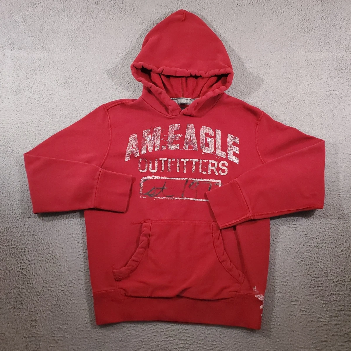 American eagle top red hoodie