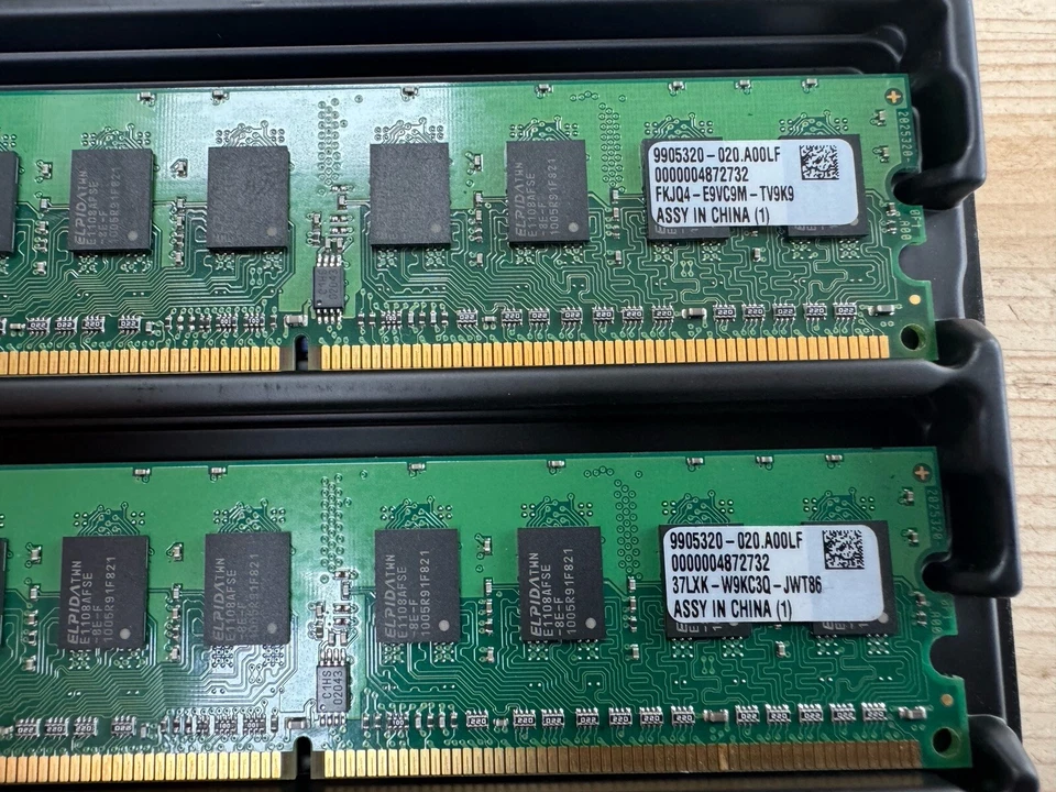 Kingston 2GB PC2 - 3200 CL3 ECC 240 - Pin DIMM Kit (2 pcs.) KVR400D2E3K2/2G - Image 4 of 4