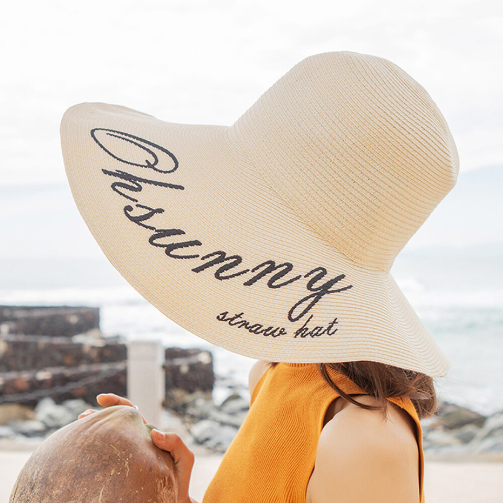 Dress Oversized Beach Big Hat For Beach Packs Ohsunny Double Sided