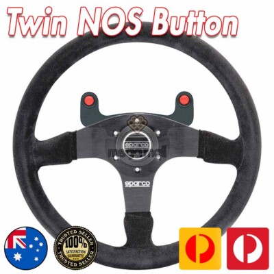 Sparco Steering Wheel Button Twin NOS Horn Switch Suit Momo OMP
