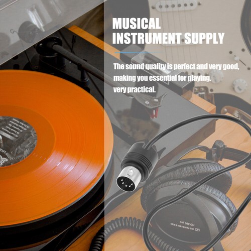 Connector Audio Transmission Midi Cable Male Instruments Keyboard Wire - Photo 10/12