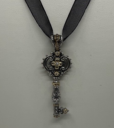 Barbara Bixby HE Signature Key Of Life Pendant Enhancer Sterling Silver / 18K - 第 12/13 張圖片