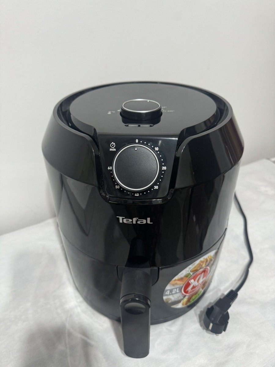 Tefal Easy Fry Deluxe EY4018 Friggitrice Ad Aria 4,2L - Touch Screen, 8 Programmi, Cestello Lavabile - Cucina Sana