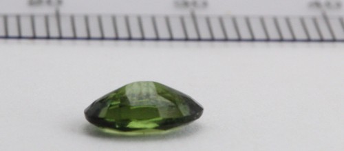 8803 Sapphire Montana beautiful dark green oval 1.3 cts 8 x 5 mm - Picture 2 of 3