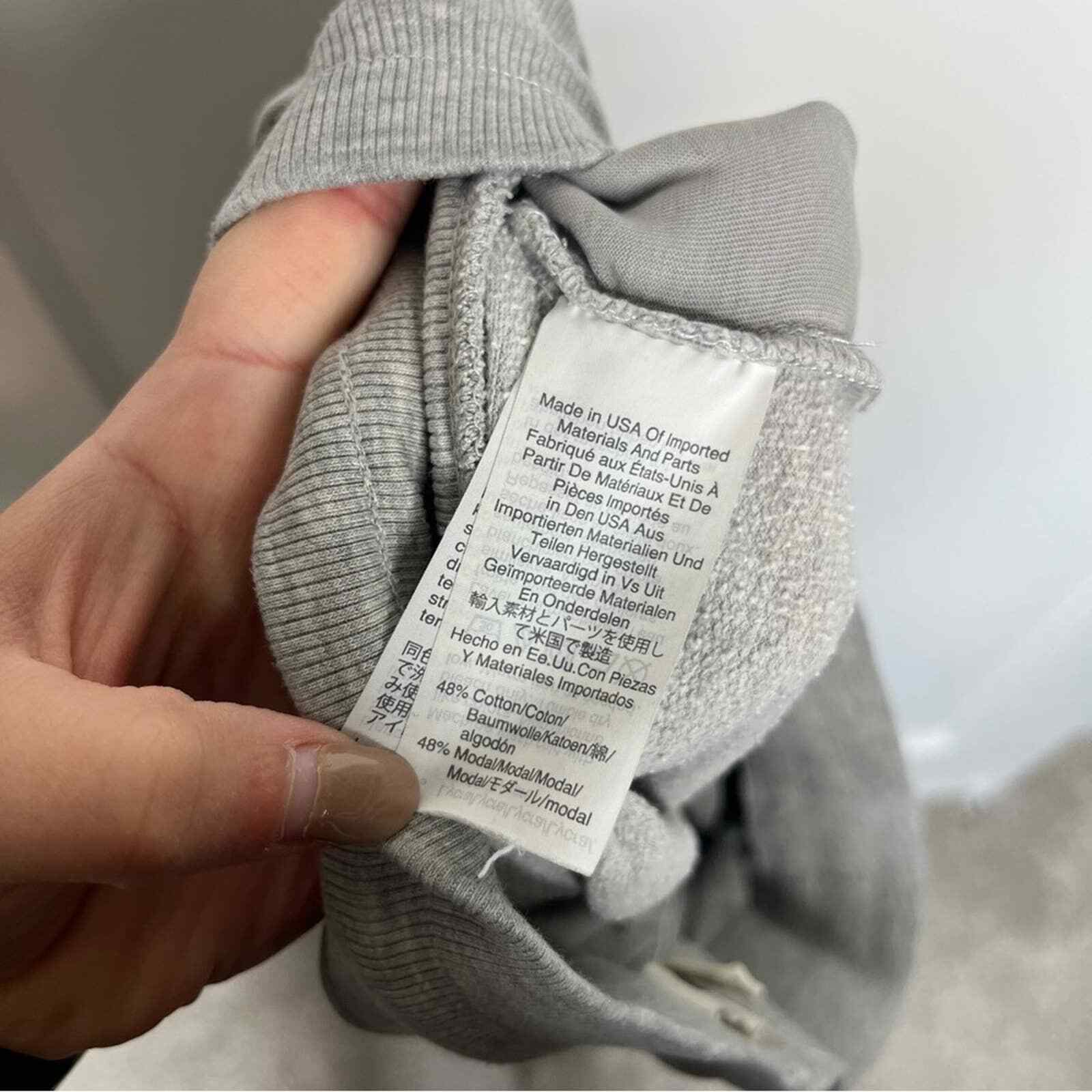 Rivet & Thread Heathered Grey Drawstring Jogger S… - image 7