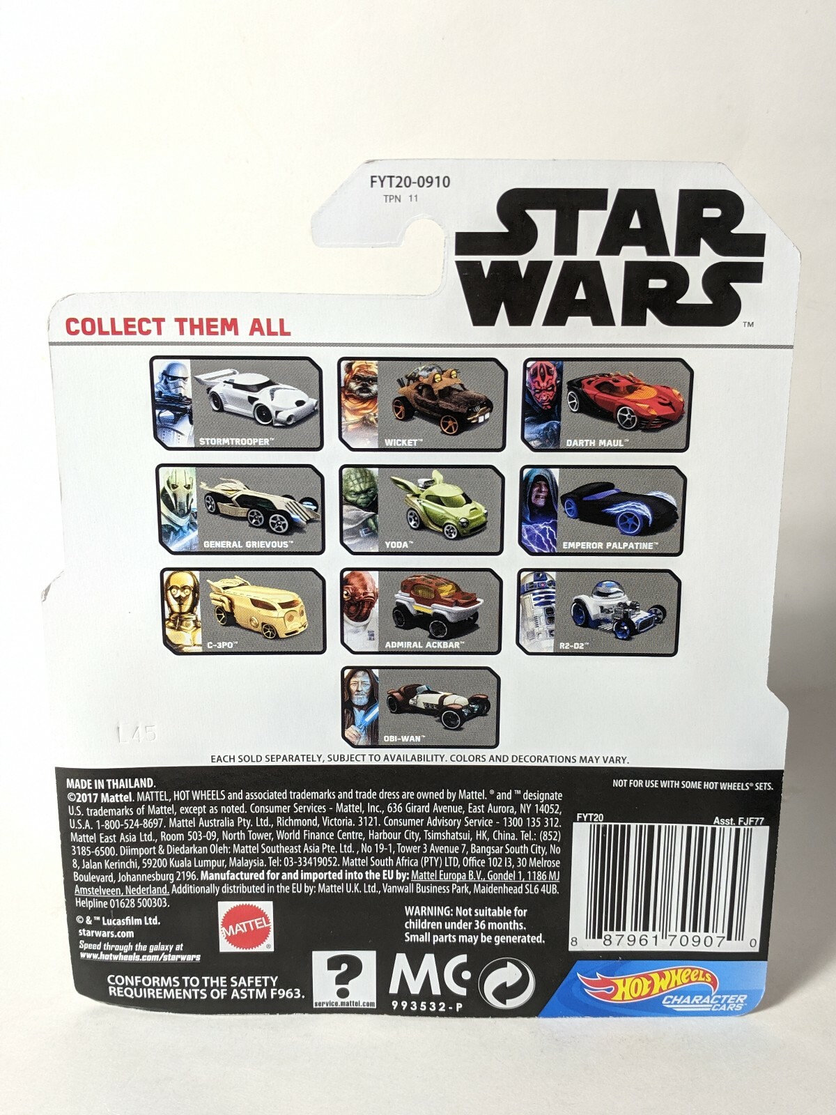 porg hot wheels