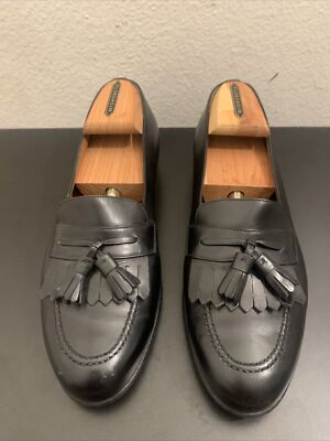 Salvatore Ferragamo Studio Black Size 8.5 D LKNW Black SALVATORE FERRAGAMO Studio Leather Kiltie Tassel  main image 3