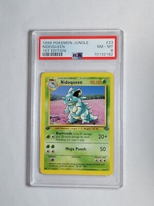 Nidoqueen 1st Edition Jungle Non Holo 23/64 PSA 8 Pokemon 1999 