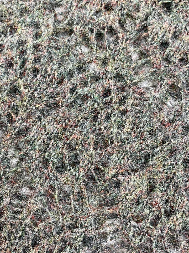 oneA свитер женский размер S зеленый марлевый свободный вязаный акриловый короткий рукав Doleman - Изображение 3 из 4