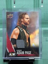 Hangman Adam Page 2021 Upper Deck First Edition AEW All Elite Wrestling Red /50