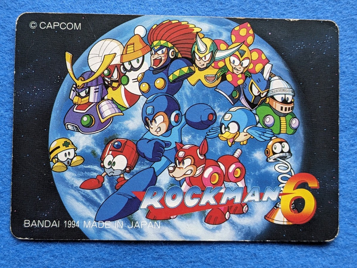 Mr. X MEGAMAN 6 CAPCOM 1994 BANDAI No.153 Japanese GAME TCG | eBay