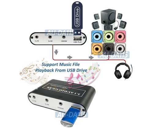 Digital Coax S/PDIF Audio To Virtual 5.1 Surround Sound Decoder - Picture 7 of 7