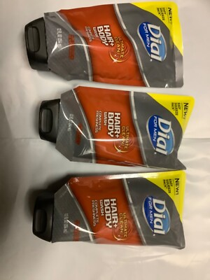 #ad 3*Dial For Men Ultimate Clean Hair Body Wash Complete freshness easy squeeze bag $18.49