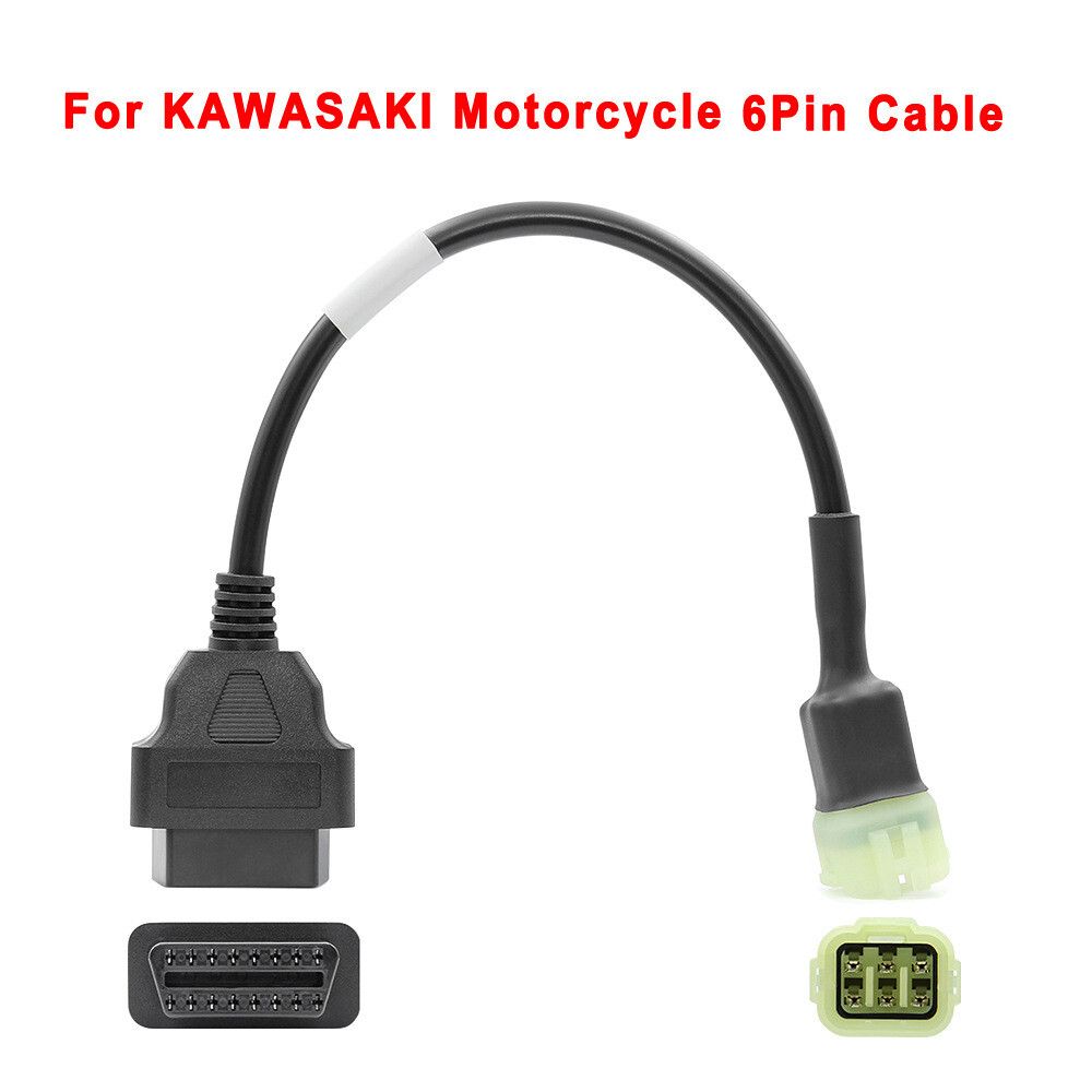 3-in-1 OBD2 Motorcycle Diagnostic Cable - 16 Pin To 6/4/3 Pin Adapter For Yamaha, KTM, Suzuki