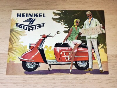 1962 HEINKEL TOURIST Motorcycle Scooter [EN] - brochure / prospekt / catalogue