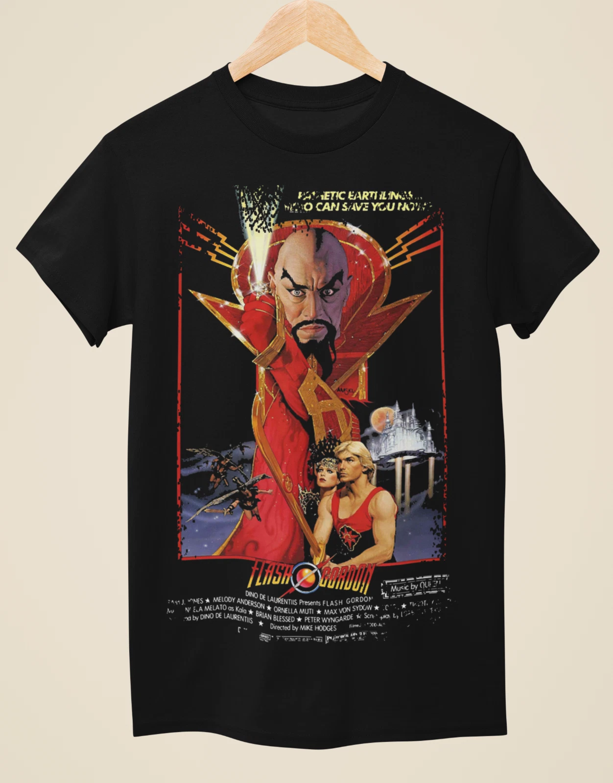 Flash Gordon - Movie Poster Inspired Unisex Black T-Shirt
Opens in a new window or tab