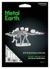 Fascinations Metal Earth Stegosaurus Skeleton Dinosaur 3D Laser Cut Model Kit