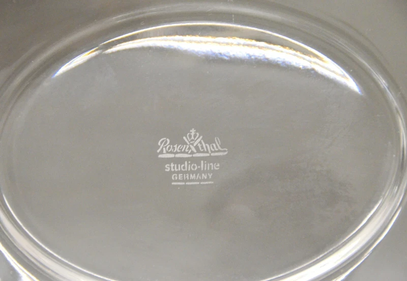 Piatto Piattino Mezzaluna Cristallo Free Spirit Rosenthal 1 pezzo trasparente, fotografia 6 di 7
