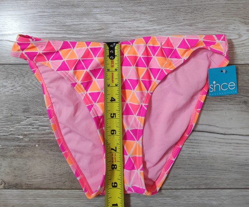 Since Beach Culture Swimwear Bikini Bottoms Womens Size Large Pink NWT - Picture 7 of 10
