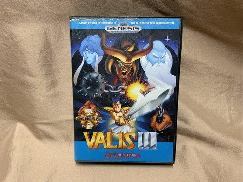 Valis III 3 Sega Genesis 1991 Complete CIB Tested Authentic