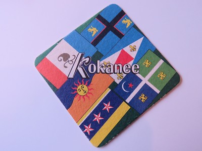 Untersetzer ~ Kokanee Bier ~ Columbia Brewery;Creston,Britisch Columbia,Kanada