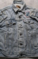 Vintage 80s Levi  s Trucker Denim Jacket Size 44 Long 71506 Made In USA Chest 40"
