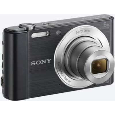 Sony Cyber-shot DSC-W810 20.1MP 6X Compact Digital Camera Black 85