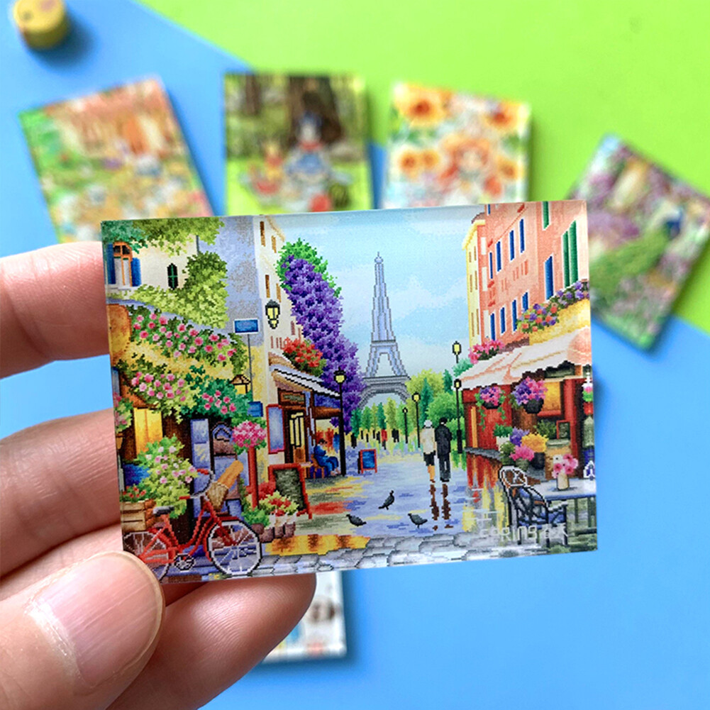 Street Refrigerators Stickers Cross Stitch Needles