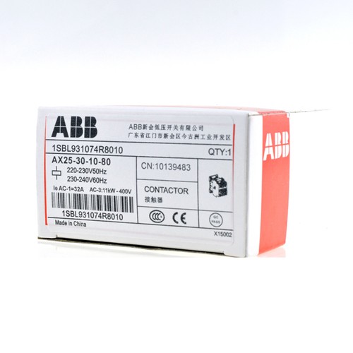 1PCS ABB AX25-30-10-80 Block Contactors AC220V-230V New Fast delivery - Picture 2 of 5