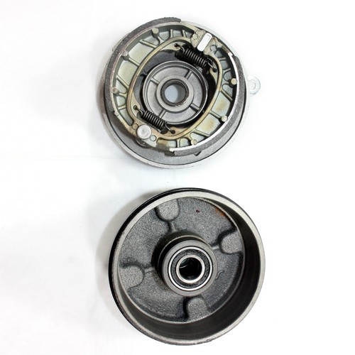 Left Drum Brake Housing Wheel Hub + Shoes 125cc 150cc Quad Dirt Bike ATV Buggy - Afbeelding 3 van 7