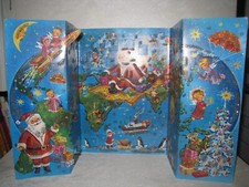 Alter Aufstell-Advent-Kalender, Krüger, Made in Western Germany, 1965, 1a