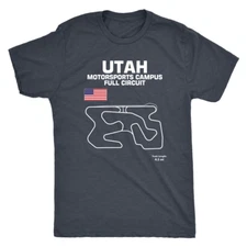 Utah Motorsports Campus Track Outline Series t-shirt or Hoodie