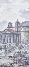 Veduta Del Pantheon D' Agrippa Piranesi Fecit Edizioni P.V. 10 Print 
