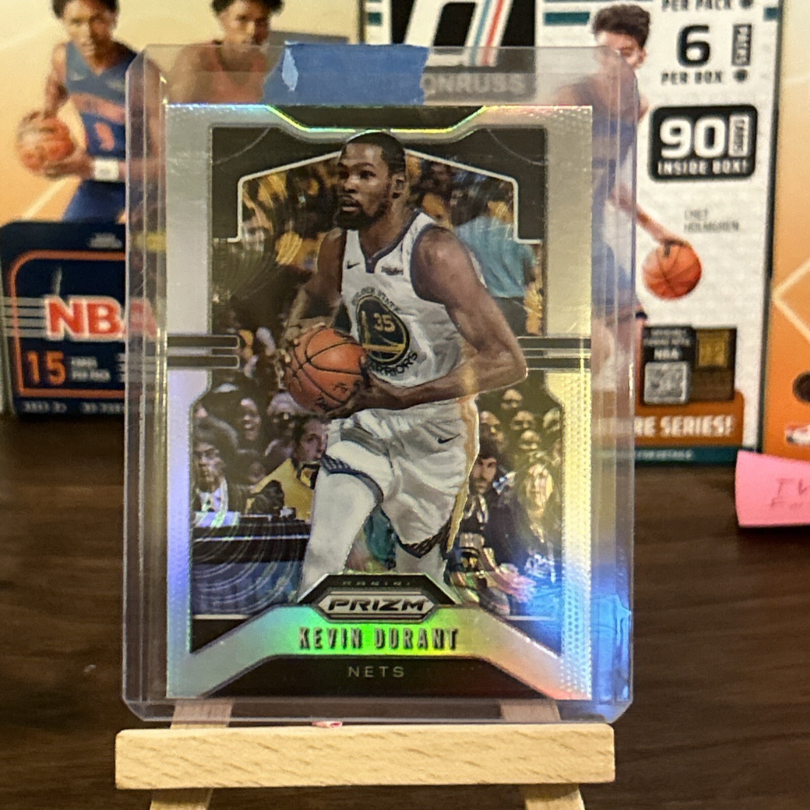 2019 Prizm Silver Kevin Durant Golden State Warriors