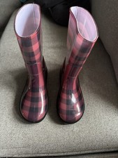 Burberry Girls Rain boots - Clove Red- EU 35-36 Size 3