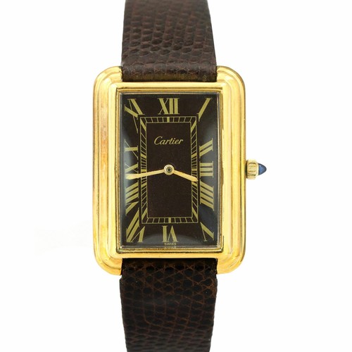 Cartier Stepped Tank Jumbo Cristallor 