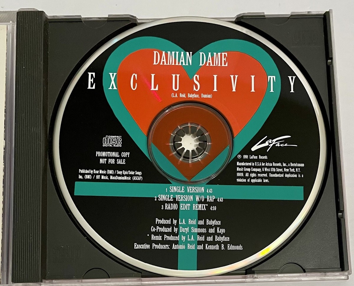 Damian Dame, Exclusivity, Single, Romo, CD, 1991 | eBay