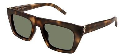 Saint Laurent SL M131 Havana/Grey Green (003) Sunglasses | eBay display picture 3