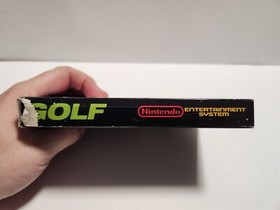 Golf (Nintendo Entertainment System, 1985) NES Black Box CIB Complete Non Rev A
