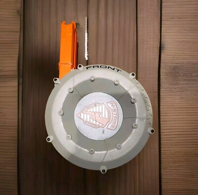 Nerf N-Strike 2008 CS-35 Raider Rapid Fire 35-Dart Clip Drum Magazine Works Toy