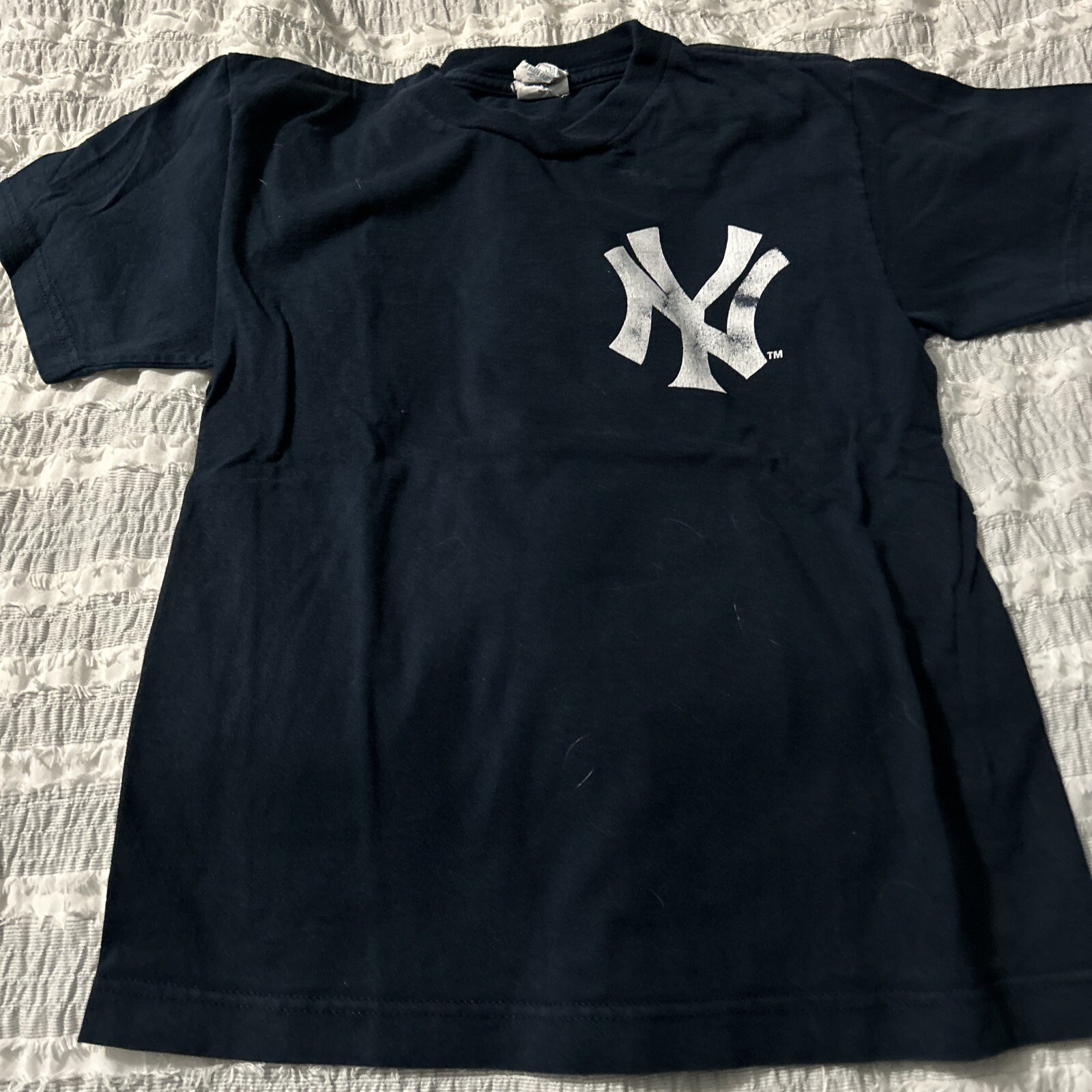 NY Yankees youth medium t shirt 2 Jeter eBay
