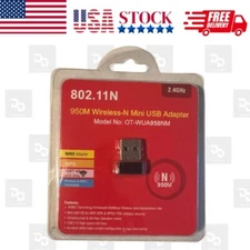 150Mbps Mini USB Wireless 802.11N Card WiFi Network Dongle Adapter Computer PC